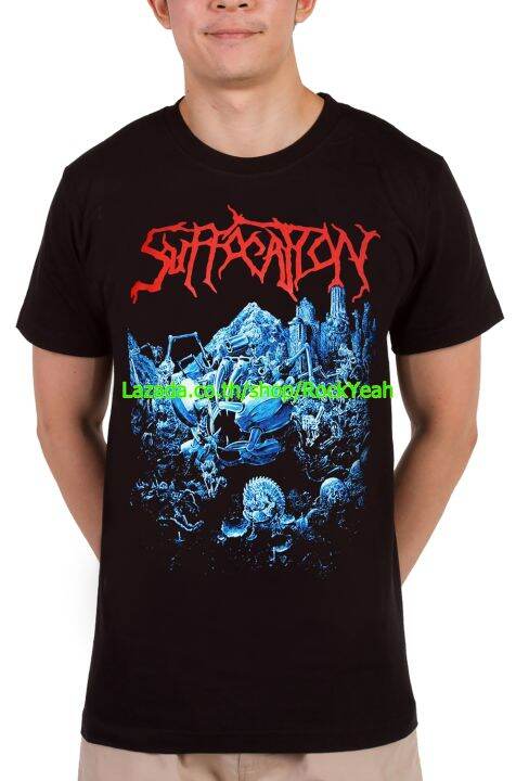 เสื้อวง-suffocation-ซัฟโฟเคชัน-ไซส์ยุโรป-เสื้อยืดวงดนตรีร็อค-เสื้อร็อค-rcm571-มีปลายทาง