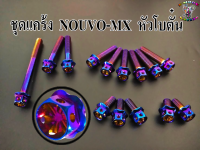 น๊อตชุด แคร้ง สำหรับ NOUVO-MX  (14ตัว)