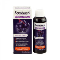 Sambucol black elderberry original formula 120ml แซมบูคอล แบล็ค เอลเดอร์เบอรี่ ออริจินอล ชนิดน้ำ