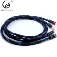 1 pair male RCA to RCA audio OFC pure copper plated silver 2RCA to2RCA Audio Coaxial Extend Cable Line Wire