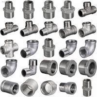 ✶ 1/2 3/4 G1 Stainless Steel SS304 Variable Diameter Internal and External Wire Female-Male Fuel Street Threaded Pipe Fittings F