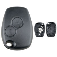 2ปุ่มรถ Keyless Key Fob Shell Remote Cover Fit สำหรับ Espace/ Sandero/Kangoo