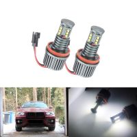 Angrong H8 Led 2ไฟ60W ไฟหน้าส่องรัศมีตานางฟ้าสำหรับ Bmw E82 E88 E90 E92 E60 E61 X6 X1 E70