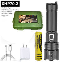 Flashlights Firelight ZB1-70 Super Powerful XHP70.2 LED 3000 lumens, 26650/18650/3*AAA battery, USB Rechargeable, POWER BANK