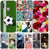 ฝาครอบลายการ์ตูนฟุตบอลสำหรับ Xiaomi Redmi 6 Pro เรดมี่6A เคสมือถือซิลิโคนนิ่มน่ารักเคสห่อหุ้ม