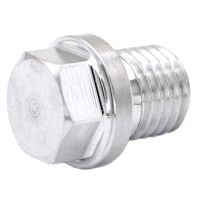 【cw】 M12x1.5mm Male 304 Countersunk End Plug With Flange Socket Pipe Fitting !