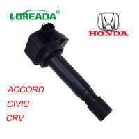 [ของแท้ คุณภาพ] คอยล์จุดระเบิด HONDA ACCORD G8 / CIVIC FD1.7 1.8 / CRV R18A R20A MADE IN JAPAN /30520-RNA-A01 HONDA CIVIC FD 1.8 year 0612 CRV Gen3 07 Machine 2.0 ACCORD 8 08 2.0 Product quality 100%