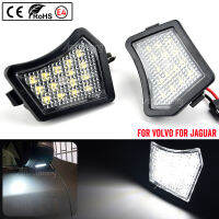 2Pcs LED ด้านหน้าภายใต้กระจกโคมไฟ Puddle Light สำหรับ Volvo XC70 XC90 S40 S60 S80 X351 V70 C30 C70 Jaguar XJ X350 XF