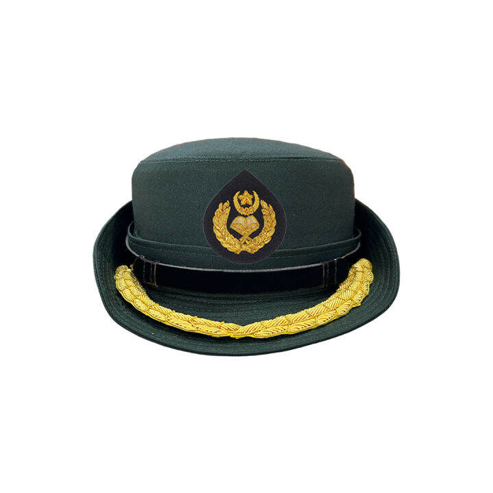 Outpost Bowler Hat / Topi Pegawai Wanita Satu Lapis Bunga Padi Kadet ...