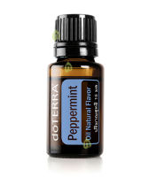 100% Pure Peppermint Essential Oil น้ำมันหอมระเหย เปเปอร์มินต์ เอสเซนเชียล ออยล์ 15 ml เปปเปร์มินท์ doTERRA อโรมาเทอราพี Aromatheraphy กลิ่นบำบัด สุคนธบำบัด