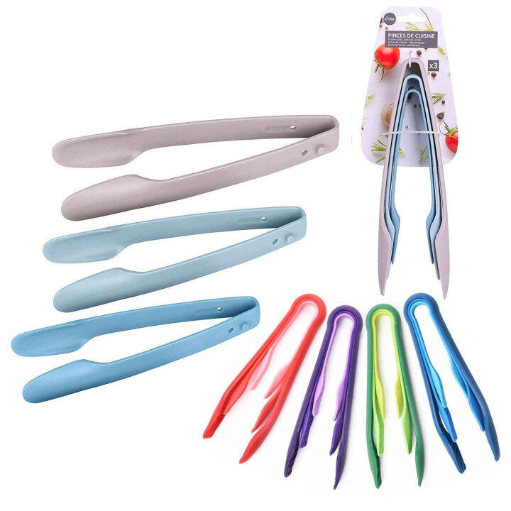 3in1 Nesting Food Tongs Set | Multi-colored Food Tongs | Lazada PH