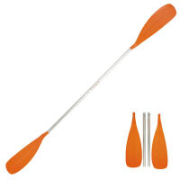 ไม้พายเรือคายัค 4 ท่อนแบบถอดแยกได้ ITIWIT 100 Four-Piece Split Kayak Paddle Orange ไม้พายเรือ ไม้พาย