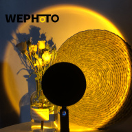 WEPHOTO Máy Chiếu Hoàng Hôn Cầu Vồng Có Nút USB 2021 Đèn Ngủ Led Không Khí thumbnail