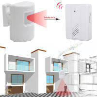 CRISP  PIR Motion Sensor ออด ไร้สาย กระดิ่ง ระบบรักษาความปลอดภัยภายในบ้าน สำหรับโรงรถตระเวนทางรถ เตือน กริ่งประตูอัจฉริยะ ออด กริ่งประตูไร้สาย เครื่องตรวจจับเซนเซอร์