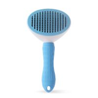 Pet Comb Cleaning Brush Floating Hair Cat Self-cleaning Comb Hair Removal Knot Opening Comb One Button Hair Remover Needle Comb Brushes  Combs