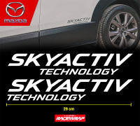 สติกเกอร์ "sky active" สำหรับสาย mazda