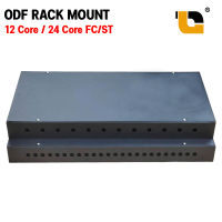 ODF RACK MOUNT 12 Core , 24 Core  FC/ST Optical Fiber Patch Panel 1U 24 core กล่องเทอร์มินัลไฟเบอร์ออฟติก