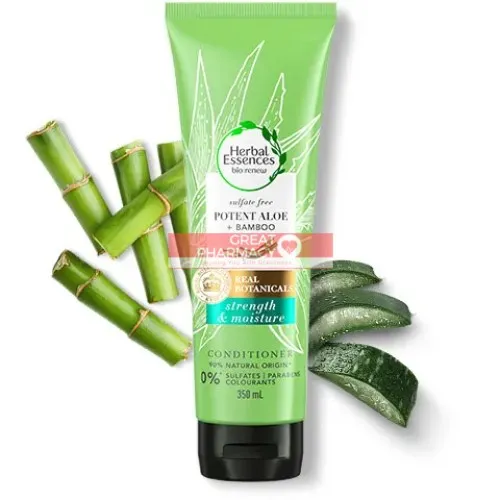 Herbal Essences Potent Aloe Bamboo Conditioner 350ml Lazada 4161