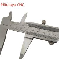 Mitutoyo CNC ก้ามปูเนีย6 "12" 0-150มม. 0.02มม. 530-104 1/128แม่นยำเกจวัด0.05มม. อุปกรณ์ทำมือ