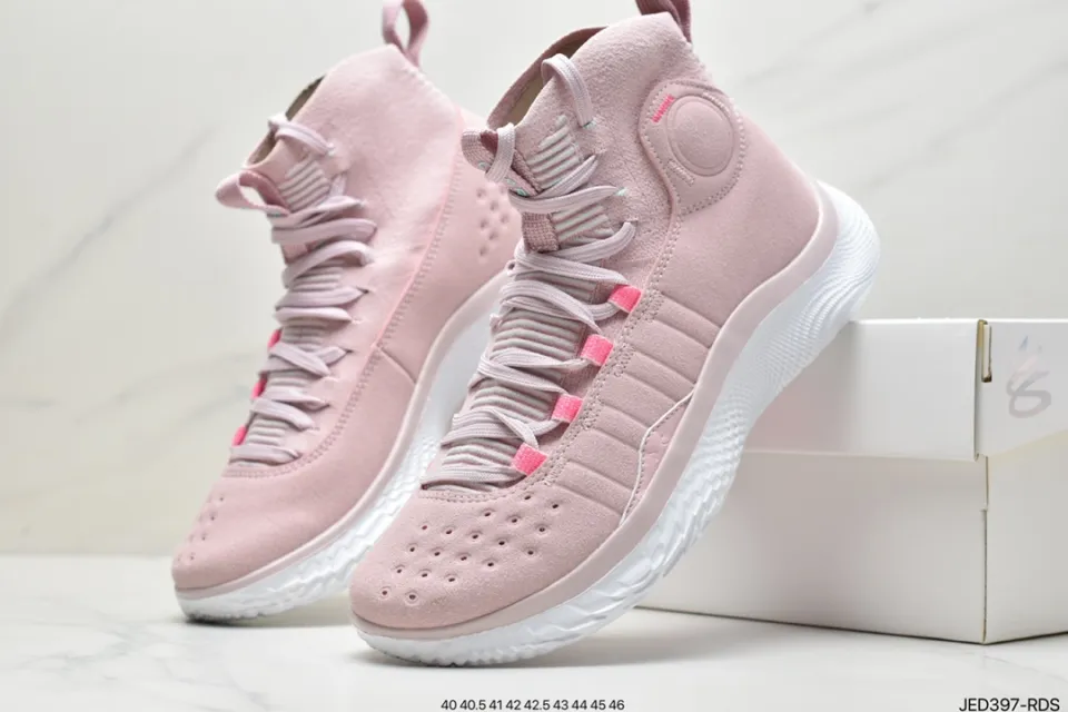 under armour curry 4 men pink