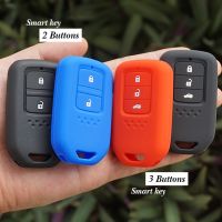 [More Suitable]ซิลิโคนรถ Keyless สำหรับ Honda Fit Lucky Vezel City Civic Jazz BRV BR V HRV HR V Shuttle Gp8 Remote ผู้ถือพวงกุญแจ