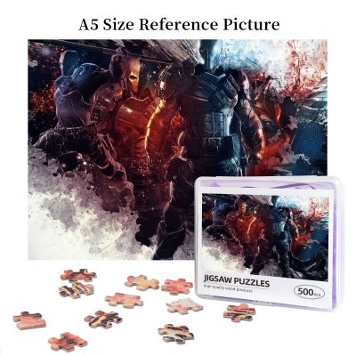 Deathstroke Wooden Jigsaw Puzzle 500 Pieces Educational Toy Painting Art Decor Decompression toys 500pcs