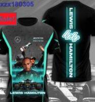 Hamilton 44 Legendary Mercedes2023 Tshirt 3D