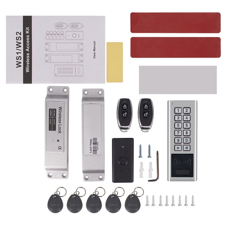 outdoor-smart-door-lock-kit-diy-password-swipe-card-access-control-all-in-one-machine-waterproof-access-control-system