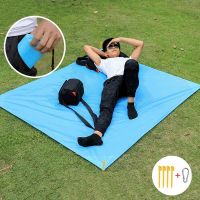 【cw】 Pocket Camping Mat Folding Camping Mattress Portable Outdoor Ultra weight Thin Waterproof Beach Mat Camping Picnic Blanket Mat ！