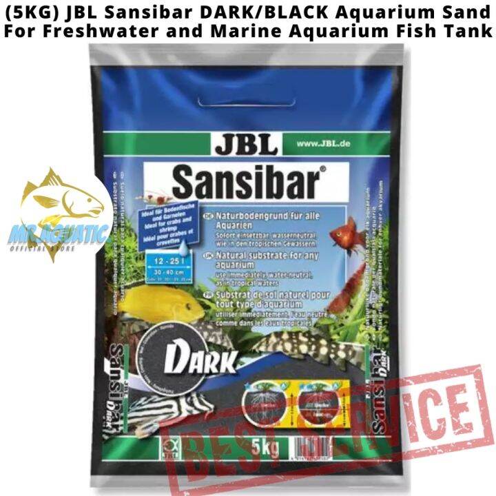 (5KG) JBL Sansibar DARK/BLACK Aquarium Sand For Freshwater and Marine
