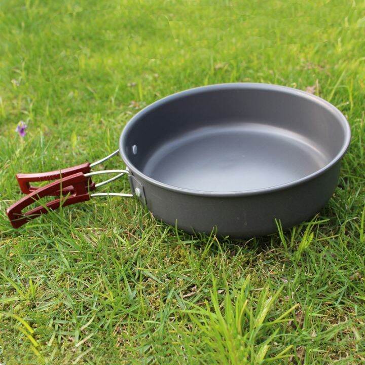 outdoor-camping-hiking-picnic-non-stick-frying-pan-portable-aluminum-alloy-cooking-tableware