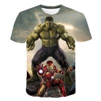 2023 NEWMarvel เสื้อยืดสำหรับเด็กเสื้อผ้าเด็กทารกแขนสั้น Tee เด็กเสื้อยืดด้านบนสำหรับฤดูร้อนเด็กวัยหัดเดินเด็กเด็กเสื้อผ้ามาใหม่