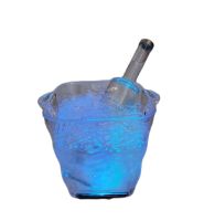 ถังน้ำแข็ง LED สี5L, LED ice bucket ถังน้ำแข็งLED ถังแช่น้ำแข็งมีไฟเปลี่ยนสี ขนาด 5L size D20*20*H22cm.