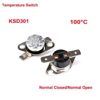 Bimetal Thermostat KSD301 90 Degrees Temperature Switch Normally Open/Normally Closed 100C Thermostat Control Switch