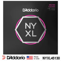 DAddario® NYXL45130 สายกีตาร์เบส สายเบส 5 สาย วัสดุเหล็กกล้าคาร์บอน ซีรีย์ NYXL ของแท้ 100% (Regular Light 5-String / Long Scale, 45 - 130) ** Made in USA **