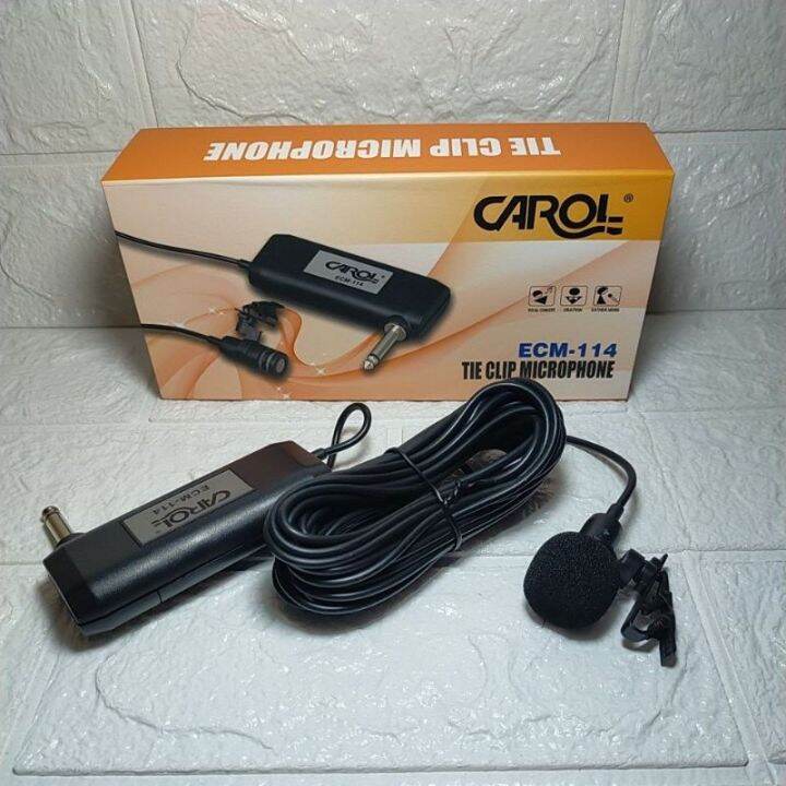 Mic Peka Mic Jepit Kancing Kondenser CAROL ECM-114 ECM114 SUPER PEKA Cocok Untuk ...