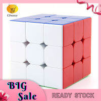 Kado Ulang Tahun 3x3x ของเล่นเพื่อการศึกษาสำหรับเด็กหญิงเด็กชาย9ซม. ขนาดใหญ่3ลูกบากศ์มหัศจรรย์สีสดใสเรียบลูกบาศก์ความเร็วสำหรับเด็ก