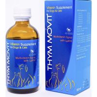 Thymmovit 100 ml วิตามินรวมสำหรับแมวและสุนัข Lysine ไลซีน