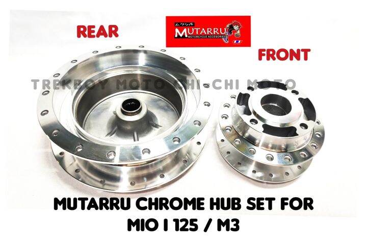 Motorcycle Front And Rear Hub Set Mutarru For Mio I 125 M3 4 Holes