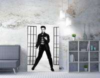 Elvis Presley Jailhouse Rock งานศิลปะภาพพิมพ์ศิลปะบนผืนผ้าใบสำหรับติดกำแพง1ชิ้นกรอบด้านในหรือไร้กรอบ