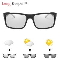 Long Keeper Sunglasses Photochromic Polarized Discoloration Square PC Women Men Sun Glasses Chameleon Eyewear Eyeglasses UV400