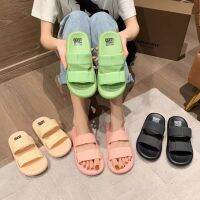 nuengg_shoes รองเท้าแตะแฟชั่น รัดส้นสายคาด สีพื้นมินิมอลสุดๆ ผลิตจากวัสดุอย่างดี ใส่สบายพื้นนุ่ม มีหลายสี #sy38