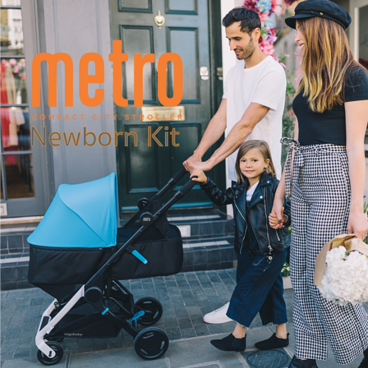 metro-newborn-kit-เปลเสริมเด็กแรกเกิดสำหรับรถเข็น-metro-สีฟ้า