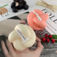 Tubular Yarn Ball Scented Candle Ins Shape Decoration Shooting Props Wool Ball Candles Aromatherapy Home Decor Gifts