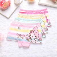 4pcs Cotton Kids Girls Underwear Short Panties for Girl Candy Colors Children Boxer Baby Underpants Clothing 2-9T