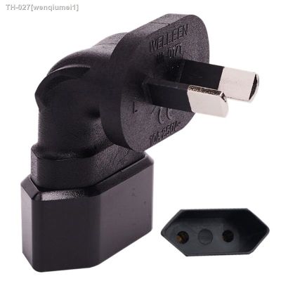 ☑ AU 2pin to European Standard 2-pin 110v-250V Power Supply Adapter Male Plug to Female Socket Wire-free Conversion Plug