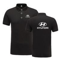 2023 NEW Style New pattern  Polo Homme Polo Shirt Shirt Printed With Hyundai Logo For Business Customized Polo