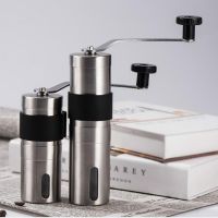 Stainless steel burr grinder mini coffee grinder upgrade chestnut high quality aluminum manual coffee grinder MJ803