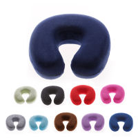 U-shaped Memory Foam Pillow Airplane Portable Cervical Neck-protector Ring Bearer Travel Neck Pillows for Sleeping