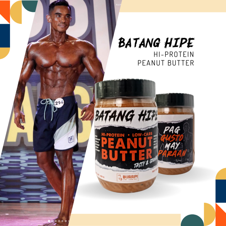 Batanghipe X Burrp HiProtein Peanut Butter Sugarfree Low Carb Keto Low